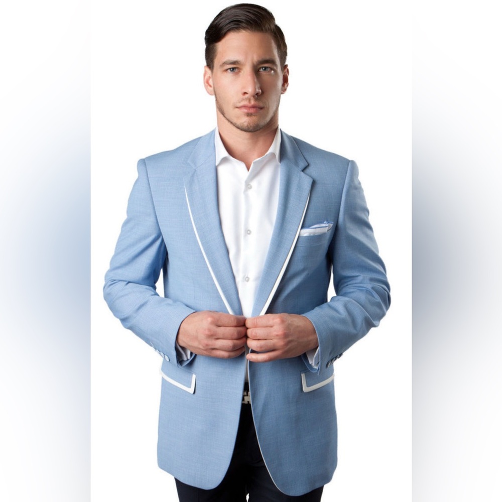Light Blue Men's Blazer 48R